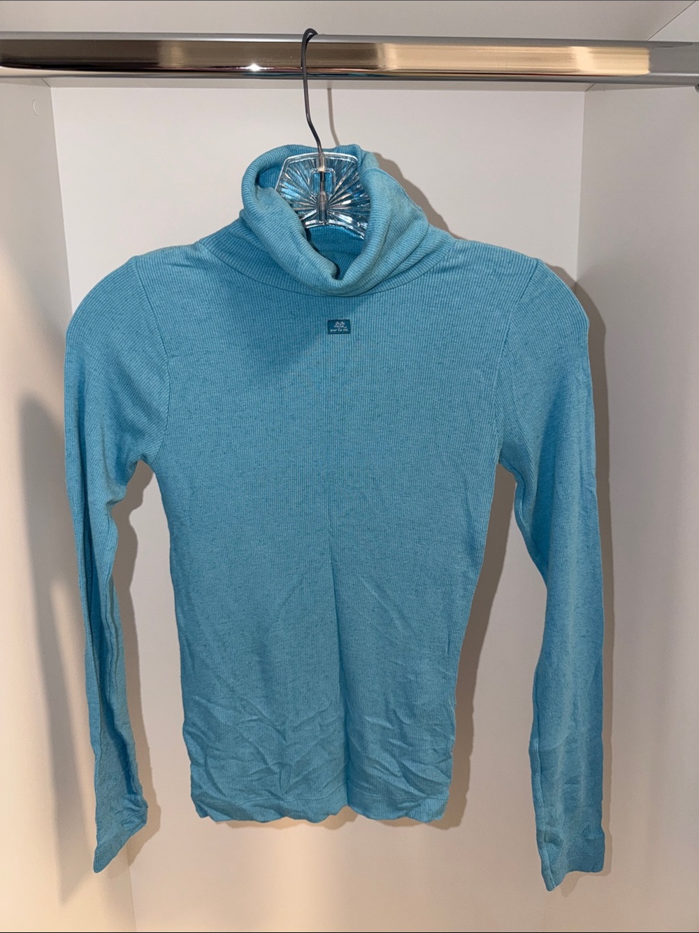 Light Blue Turtleneck Sweater